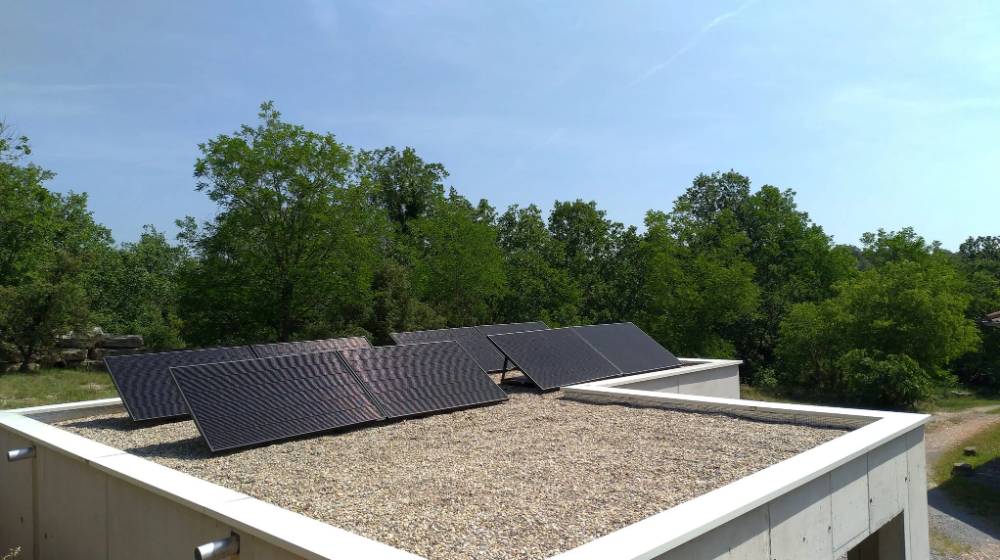 Photovoltaïque residentiel - Panneau solaire Toit plat